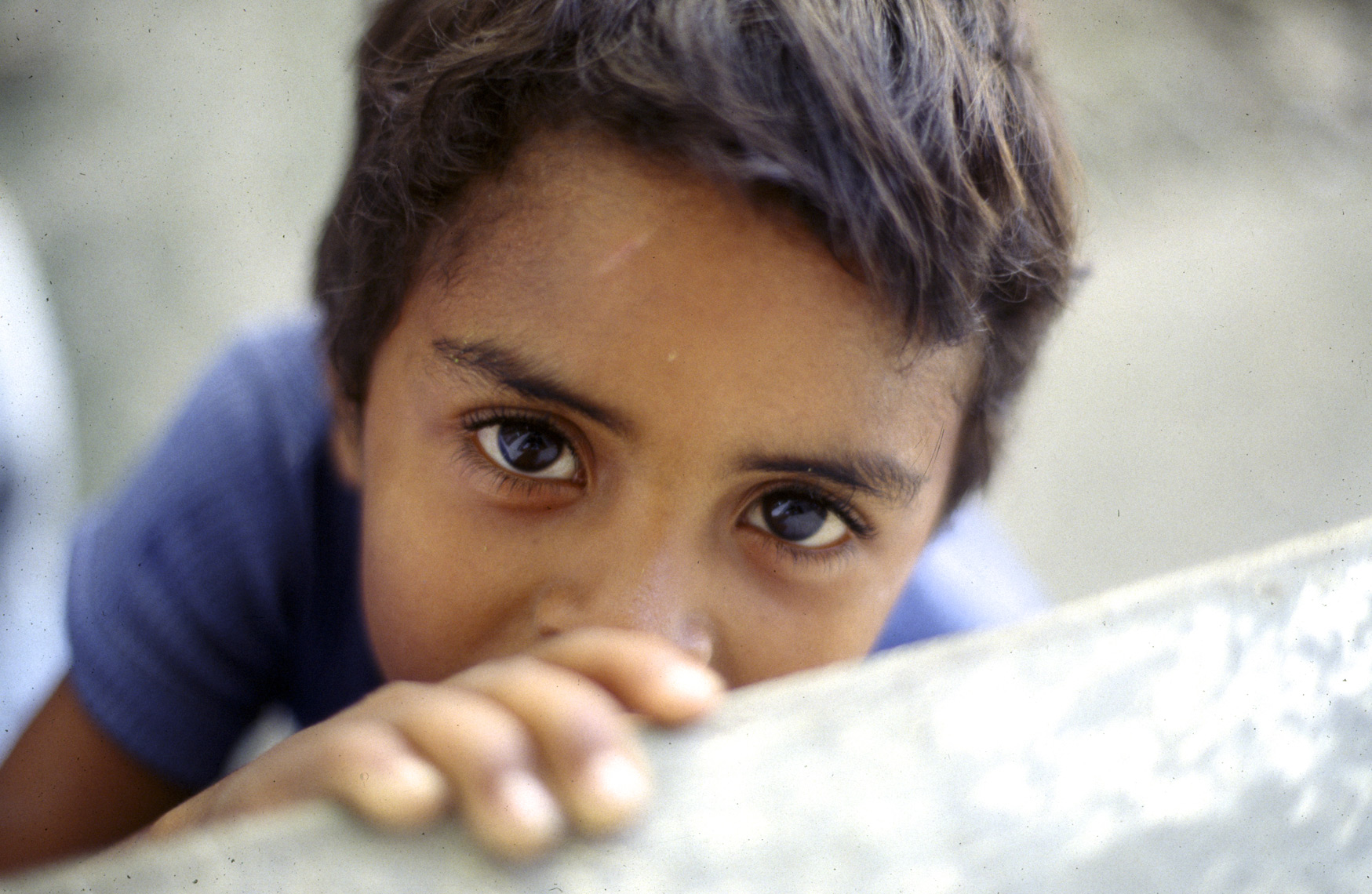 Young boy with big eyes Caracas,Venezula/Steve Mason Photography