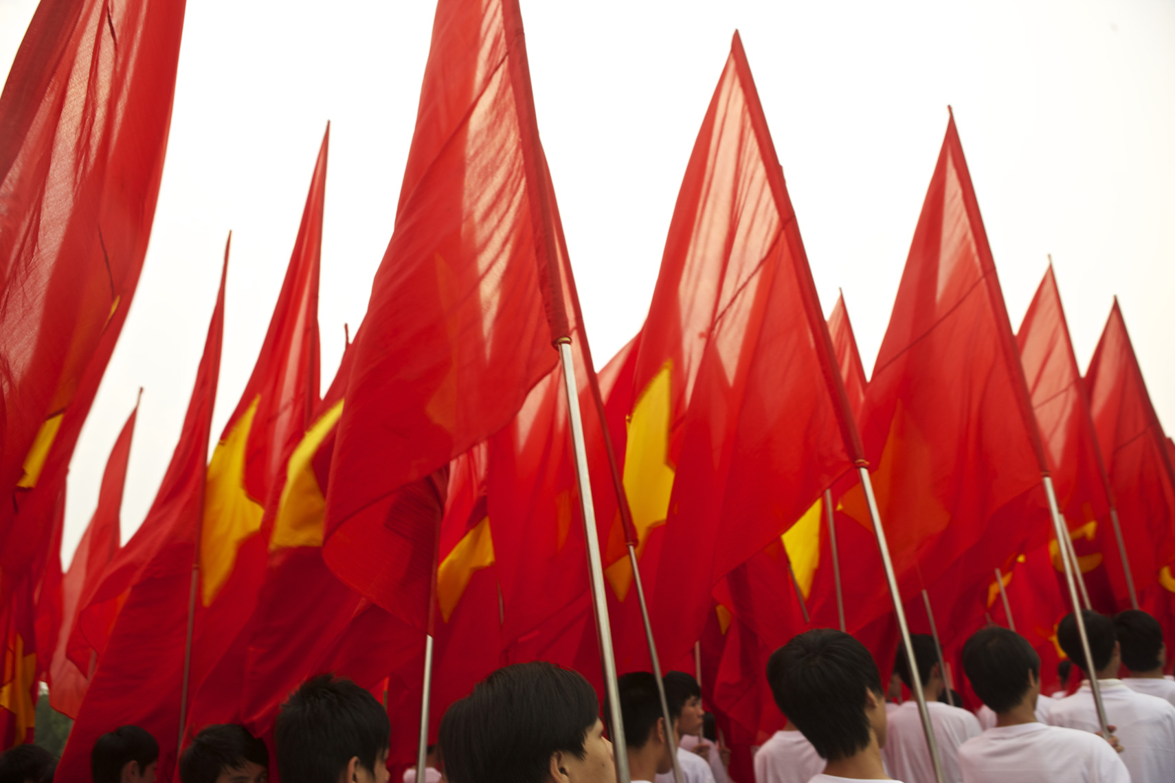 Vietnamese Flags Fly in Celebraton/Steve Mason Photography