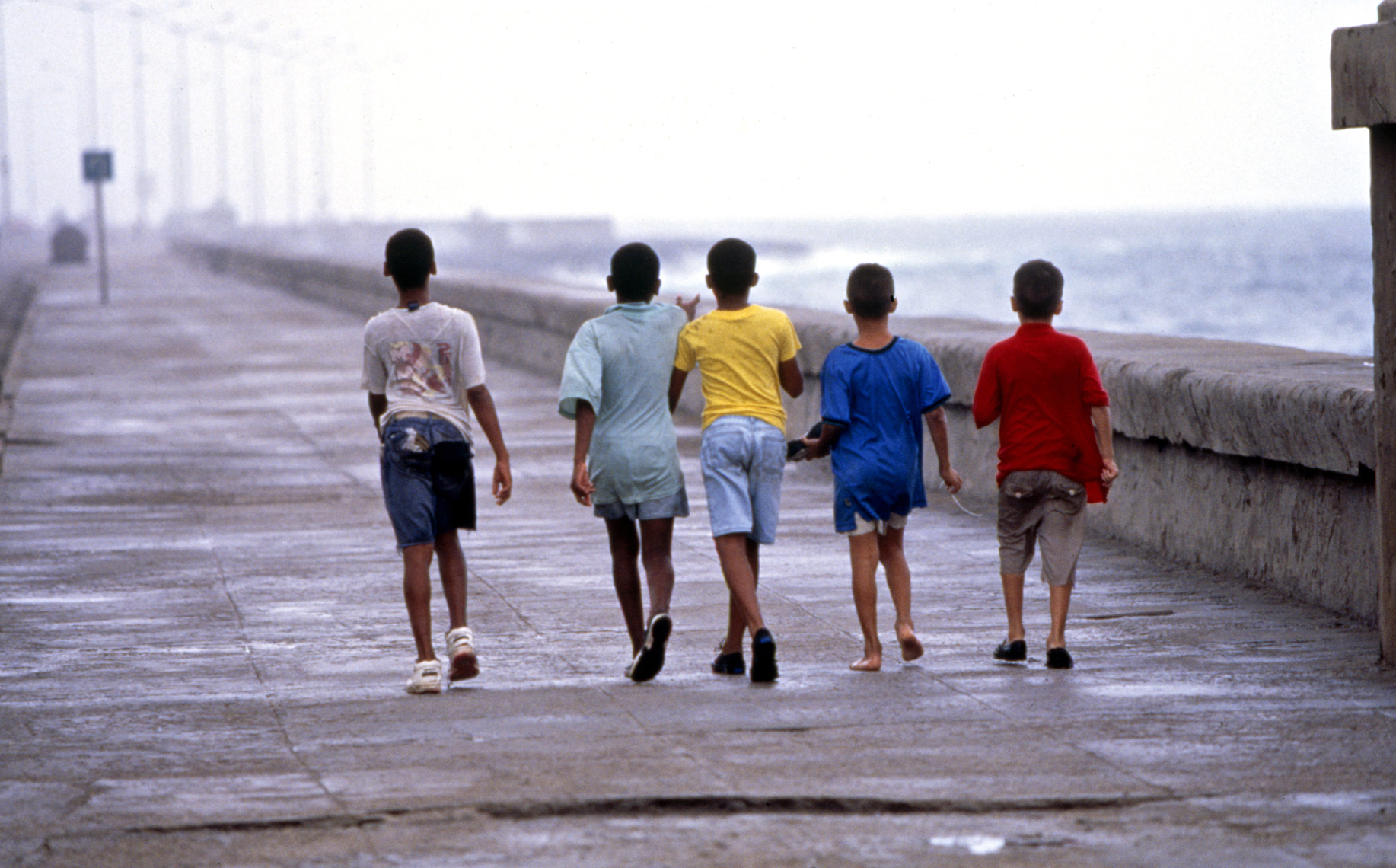 Young boys in colored shirts Cuba/Steve Mason Photography